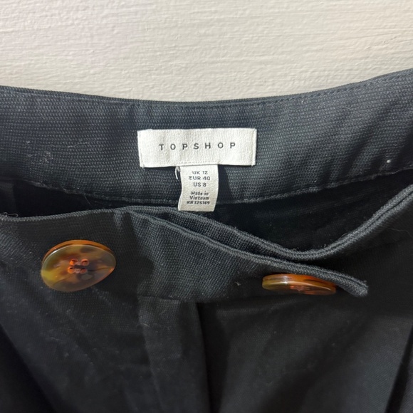 Top shop cropped wide leg dress pants - Picture 2 of 4